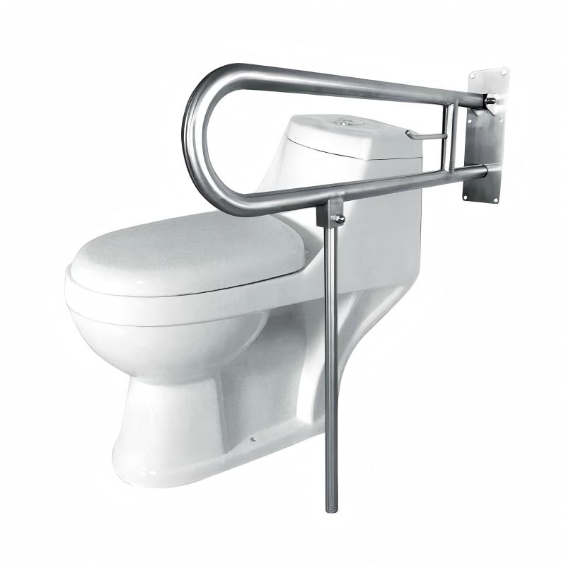 Home Bathroom Grab Bar - Disabled Bathroom Folding up Toilet Handrail