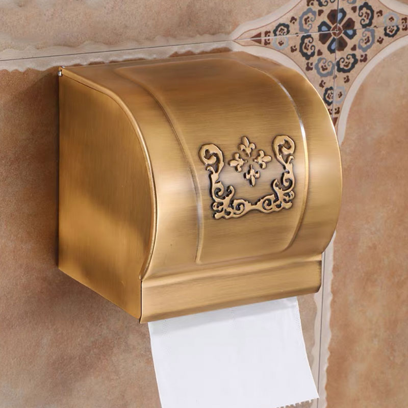 Home Bathroom Paper Towel Dispenser - Tissue Box Holder Bathroom Wall Mounted