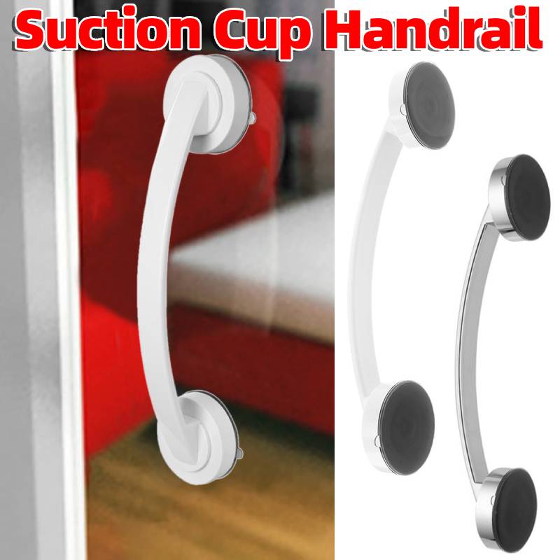 Home Bathroom Grab Bar - Powerful Suction Cup Handrail Safety Support