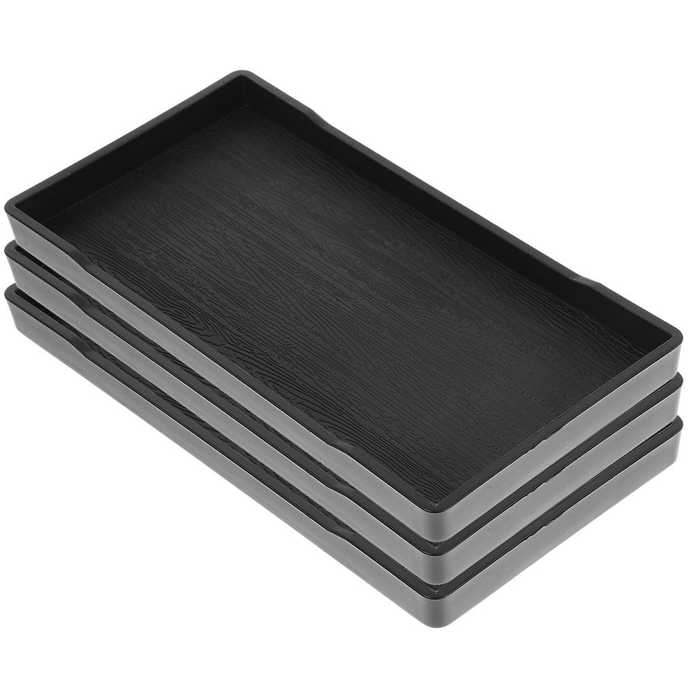 Home Bathroom Vanity - 3Pcs Thickened Bathroom Vanity Tray Melamine
