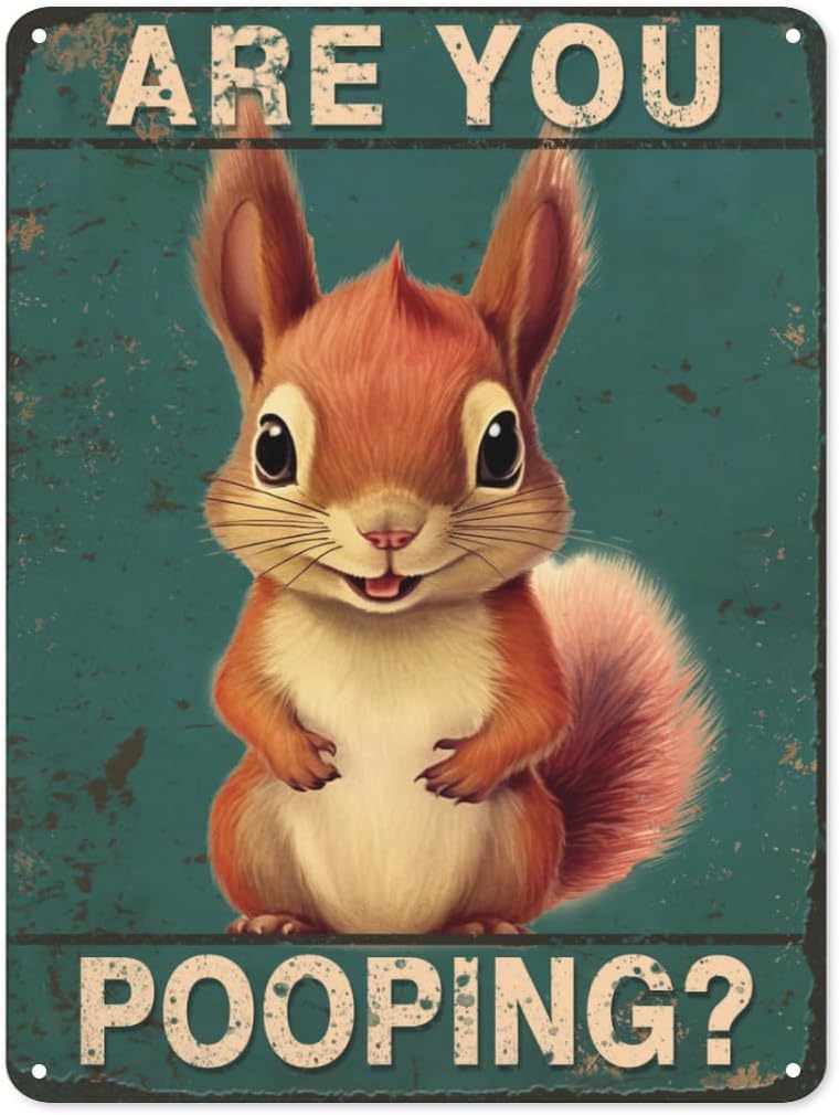 Home Design Bathroom - Are You Pooping squirrel Bathroom Funny