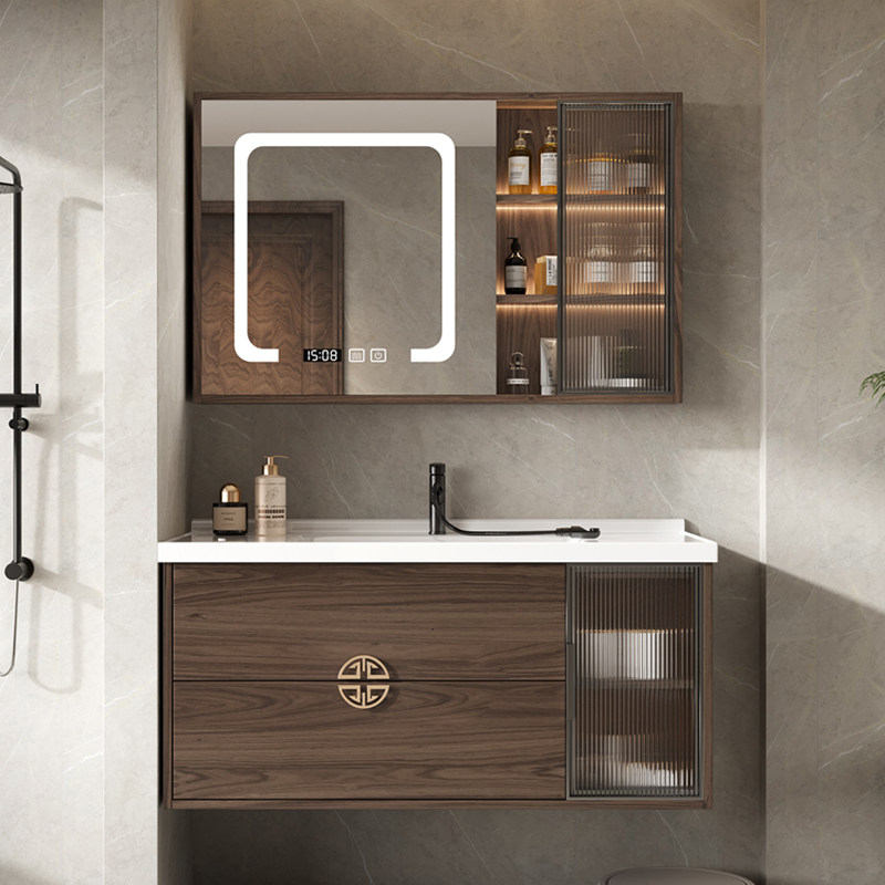 Home Bathroom Partition Wall - Drawers Paper Bathroom Cabinet Space Saver