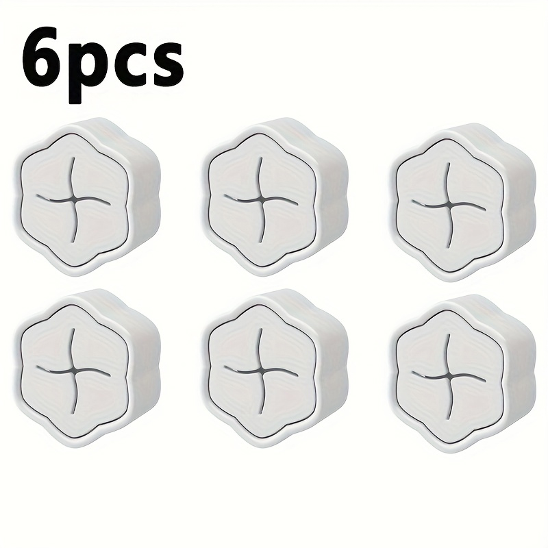 Home Bathroom Organizer - 6PCS Self Adhesive Towel Holder No