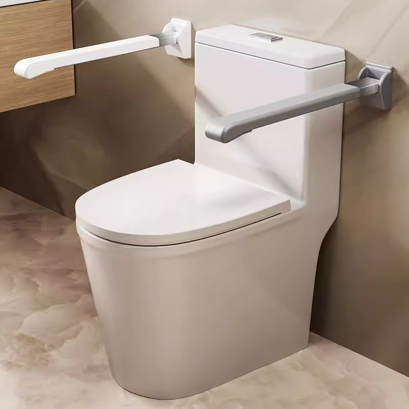 Home Bathroom Grab Bar - Toilet Safety Handle Foldable Grab Bar