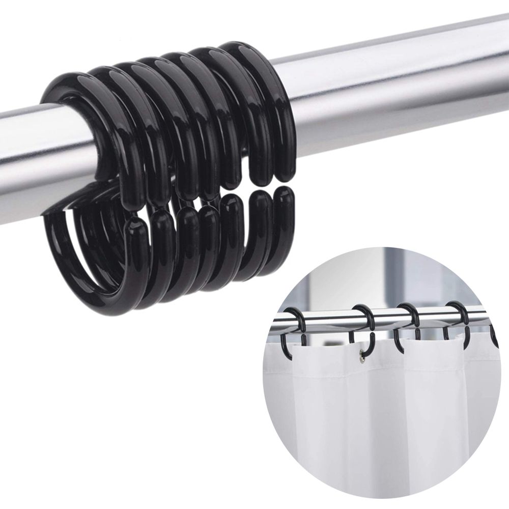 Zara Home Bathroom Accessories - C Type White/Black Hanging Bathroom Accessories