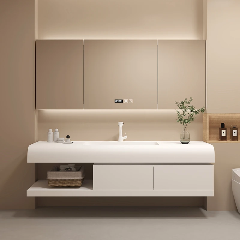 Drawers Paper Bathroom Cabinet - Home Bathroom Partition Wall 评论和价格