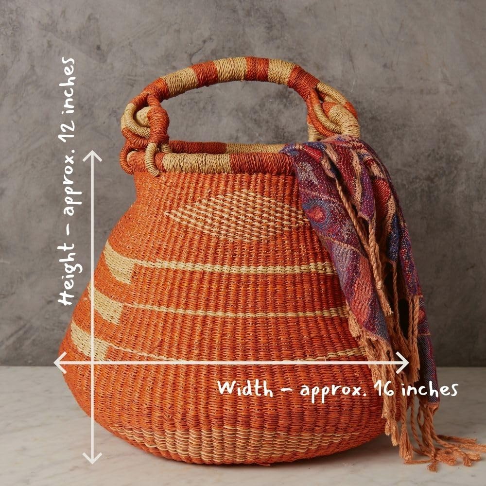 16 Inch Woven Storage Basket O - Home Bathroom Organizer 评论和价格