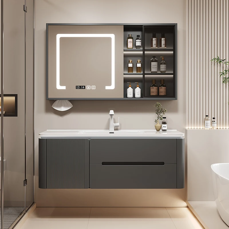 Cabinet Bathroom Shelves Vanit - Mobile Home Bathroom Kits 评论和价格