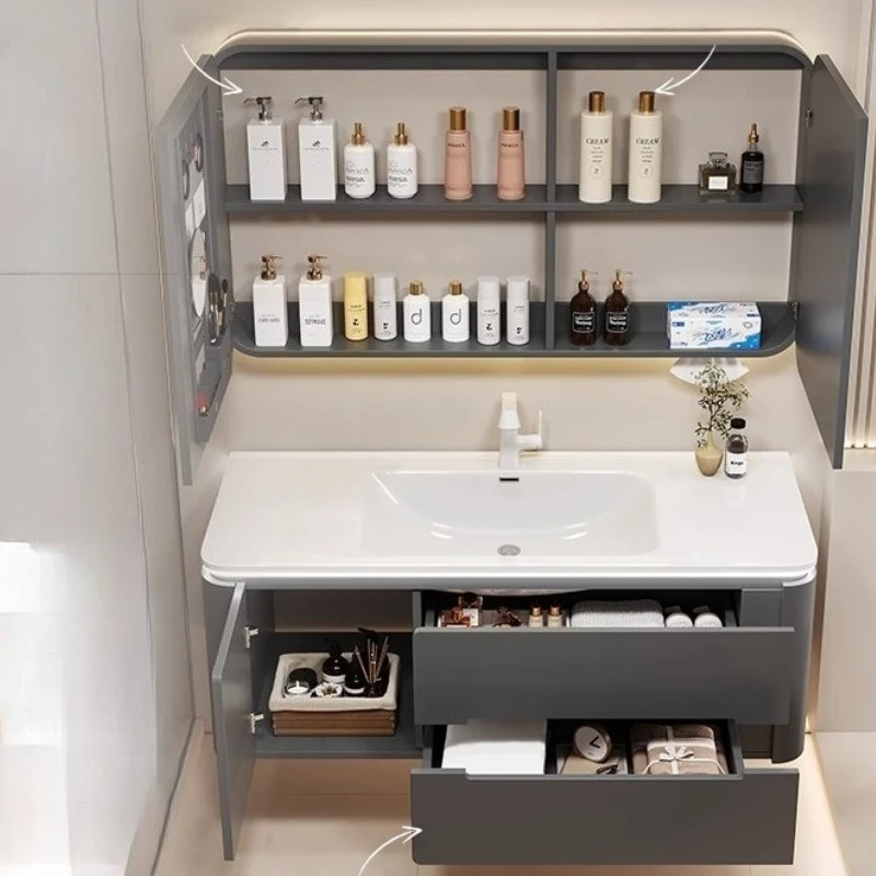 Cabinet Bathroom Shelves Vanit - Mobile Home Bathroom Kits 评论和价格