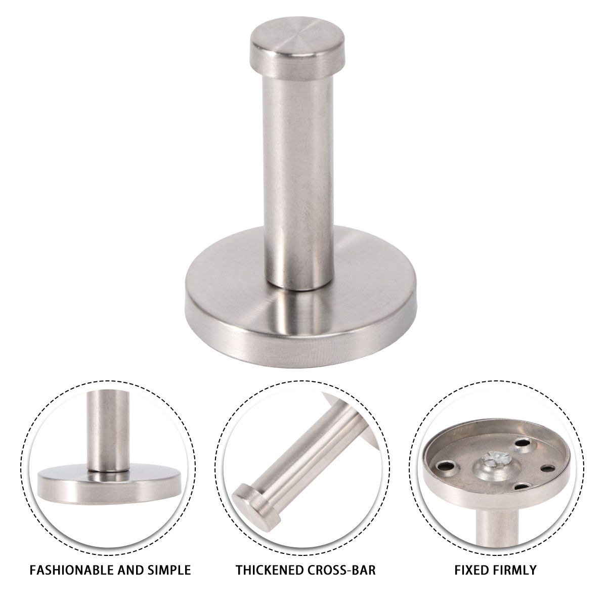 6Pcs Metal Hooks Stainless Ste - Home Design Bathroom 评论和价格