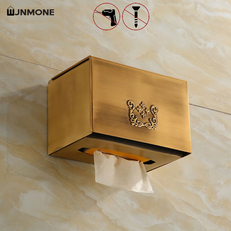 Tissue Box Holder Bathroom Wal - Home Bathroom Paper Towel Dispenser 评论和价格