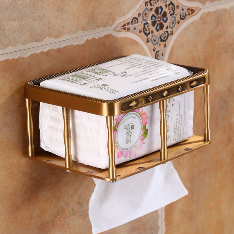 Tissue Box Holder Bathroom Wal - Home Bathroom Paper Towel Dispenser 评论和价格