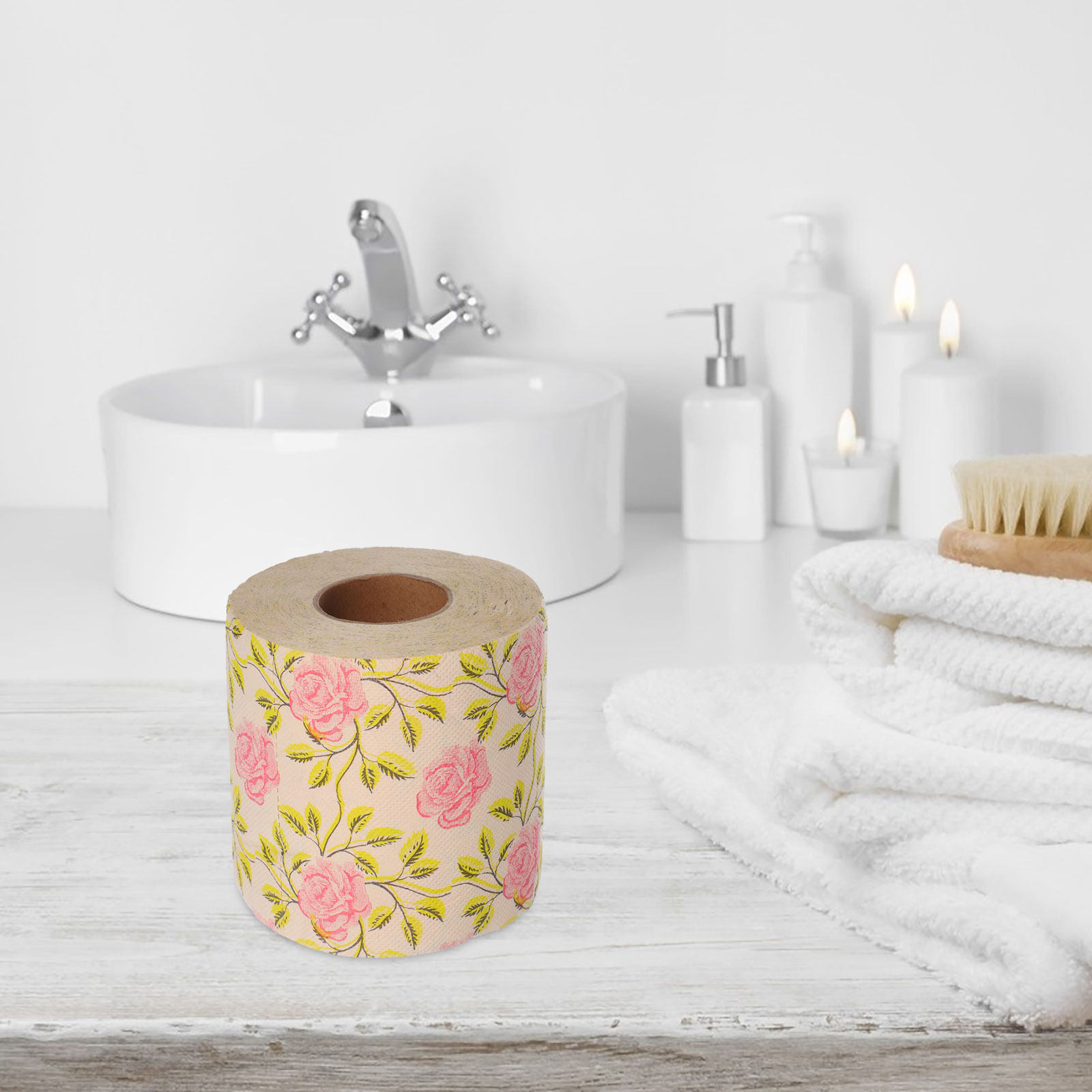 Funny Toilet Paper Roll with C - Home Design Bathroom 评论和价格