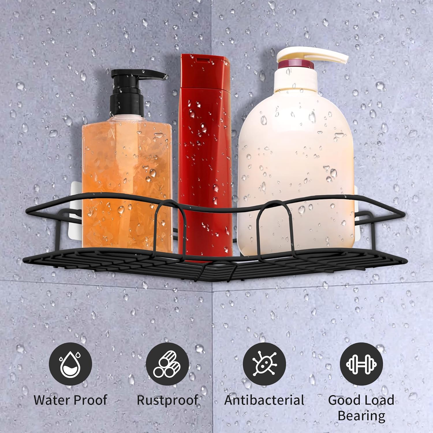 Corner Shower Caddy for Inside - Bath Caddy Tray 评论和价格