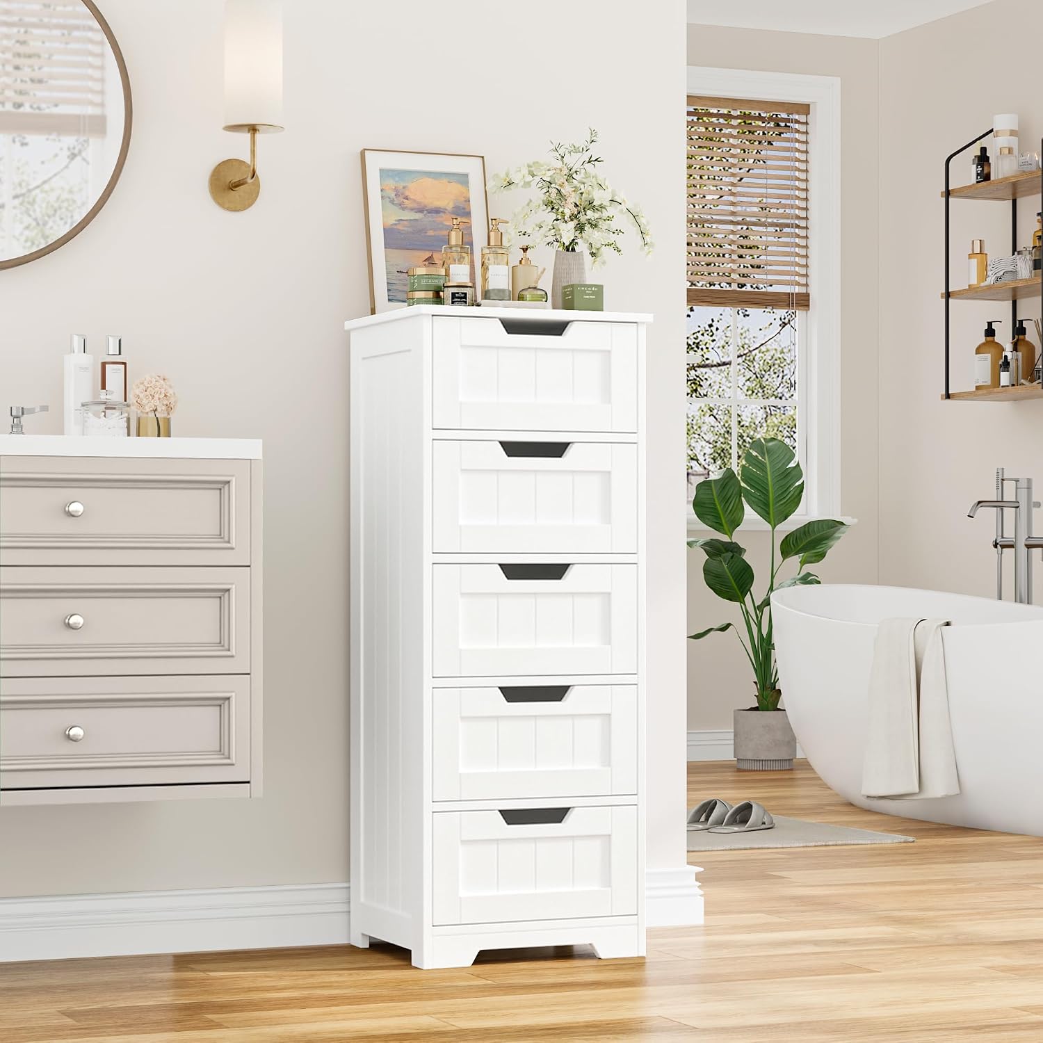 Freestanding Bathroom Storage  - Home Bathroom Organizer 评论和价格