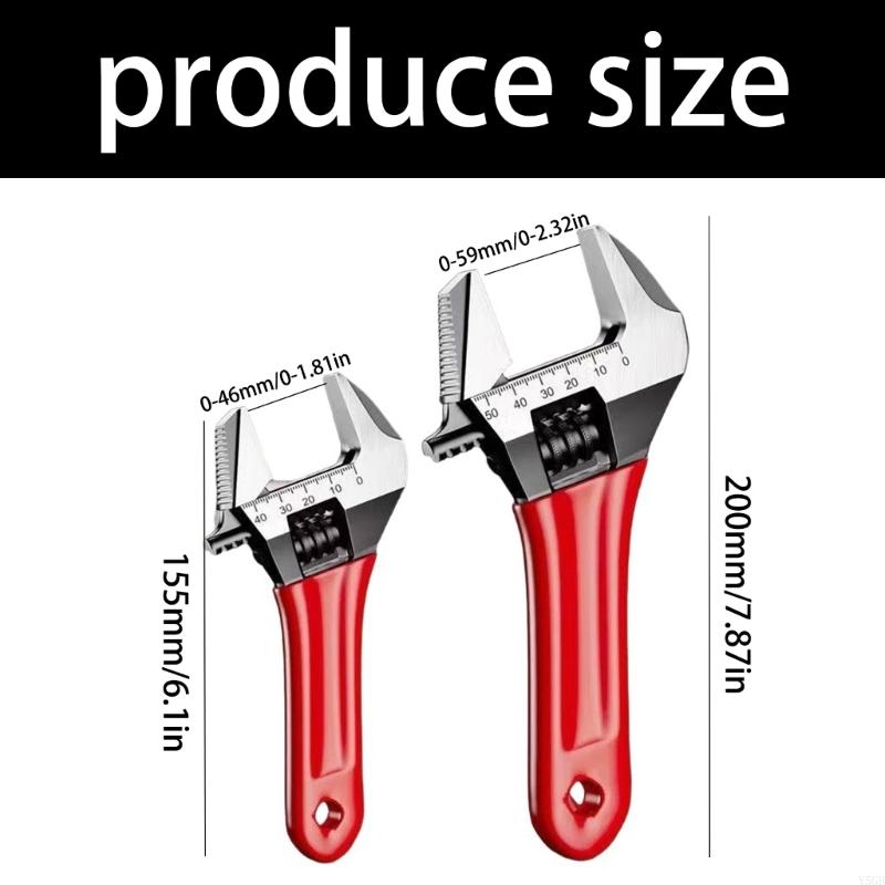 Adjustable Wrench with Wide Op - Home Bathroom Plumbing 评论和价格