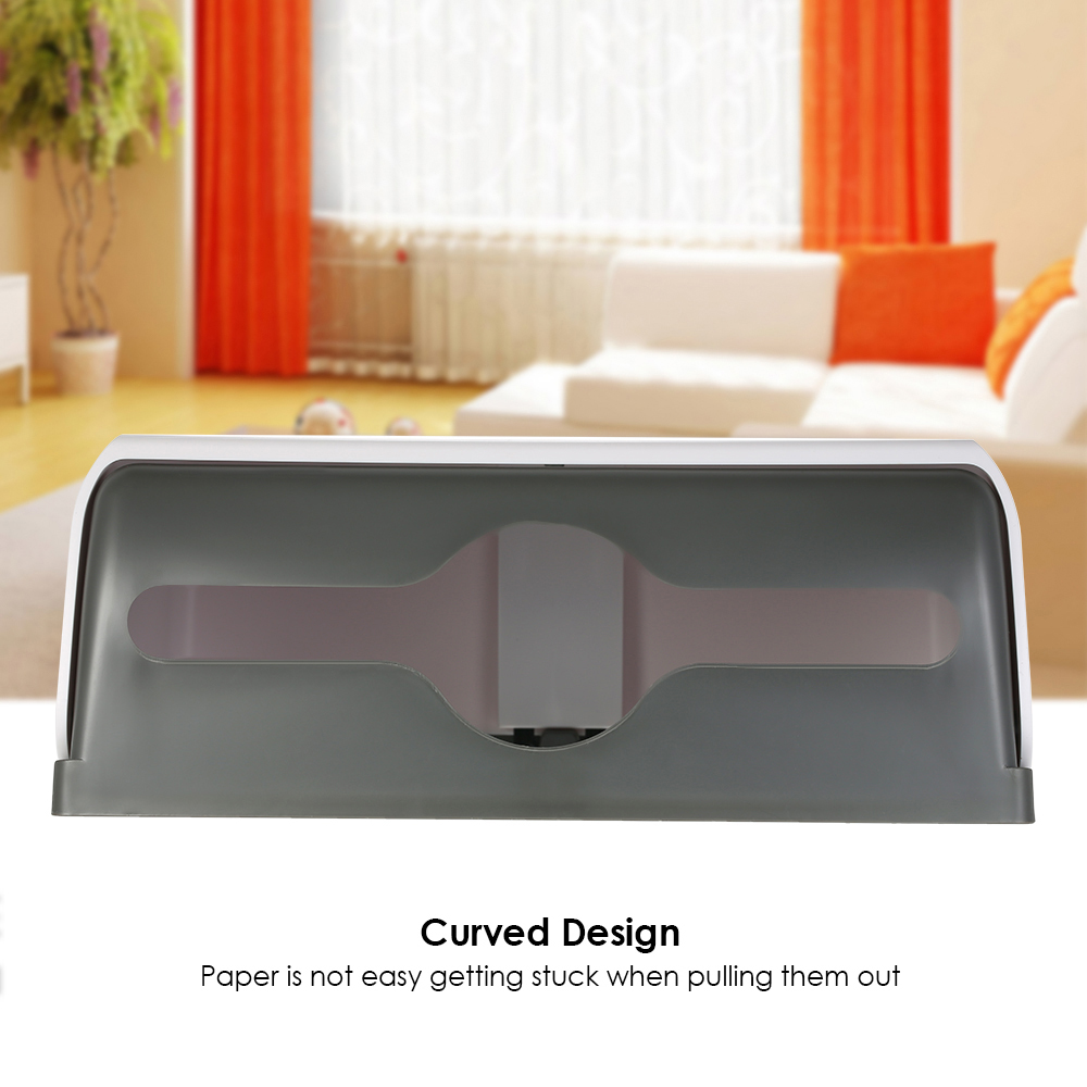 ABS Material Rectangular Wall- - Home Bathroom Paper Towel Dispenser 评论和价格