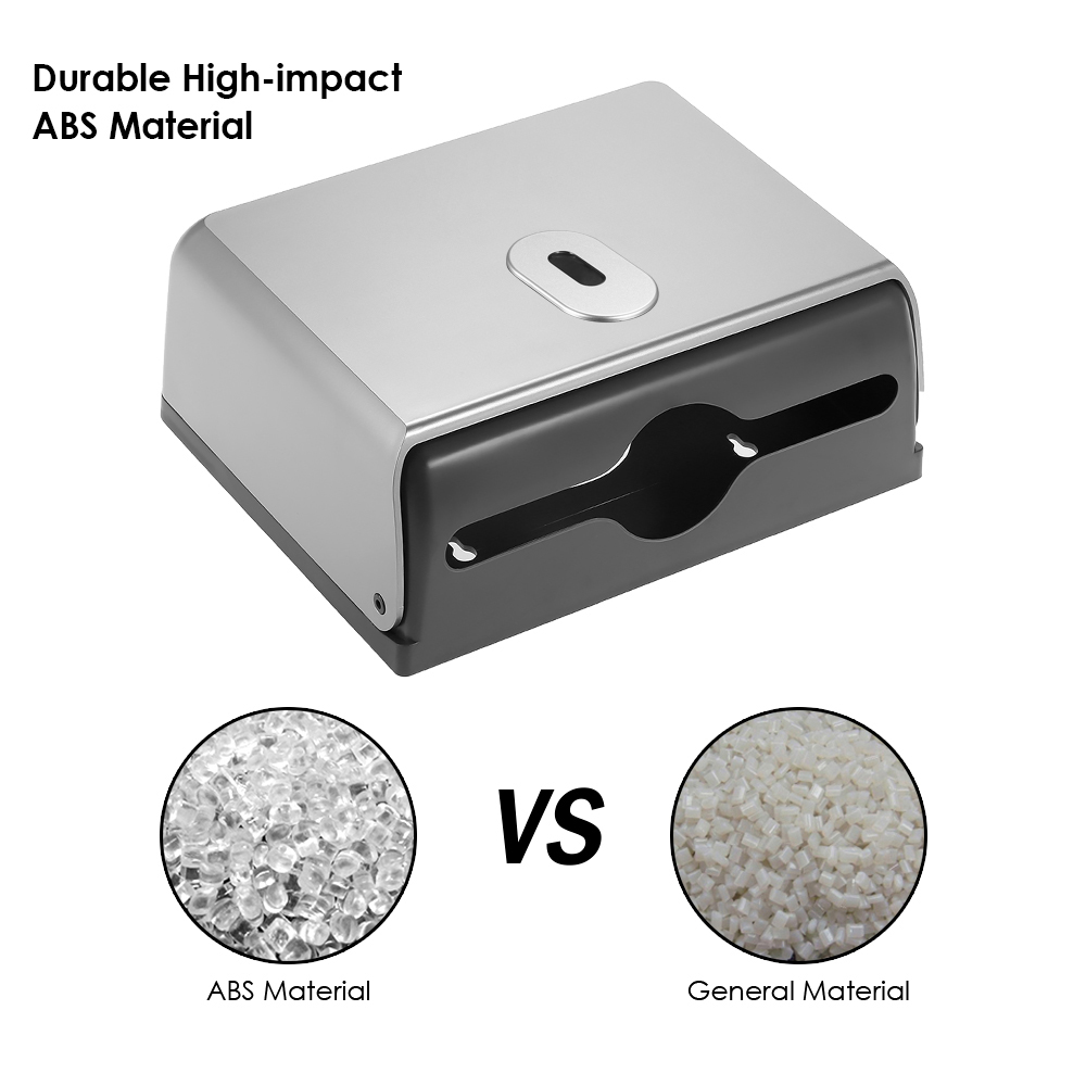 ABS Material Rectangular Wall- - Home Bathroom Paper Towel Dispenser 评论和价格