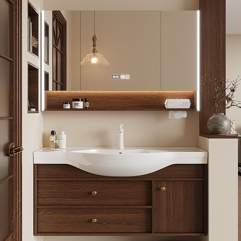 Mirror Storage Cupboard Organi - Home Bathroom Partition Wall 评论和价格