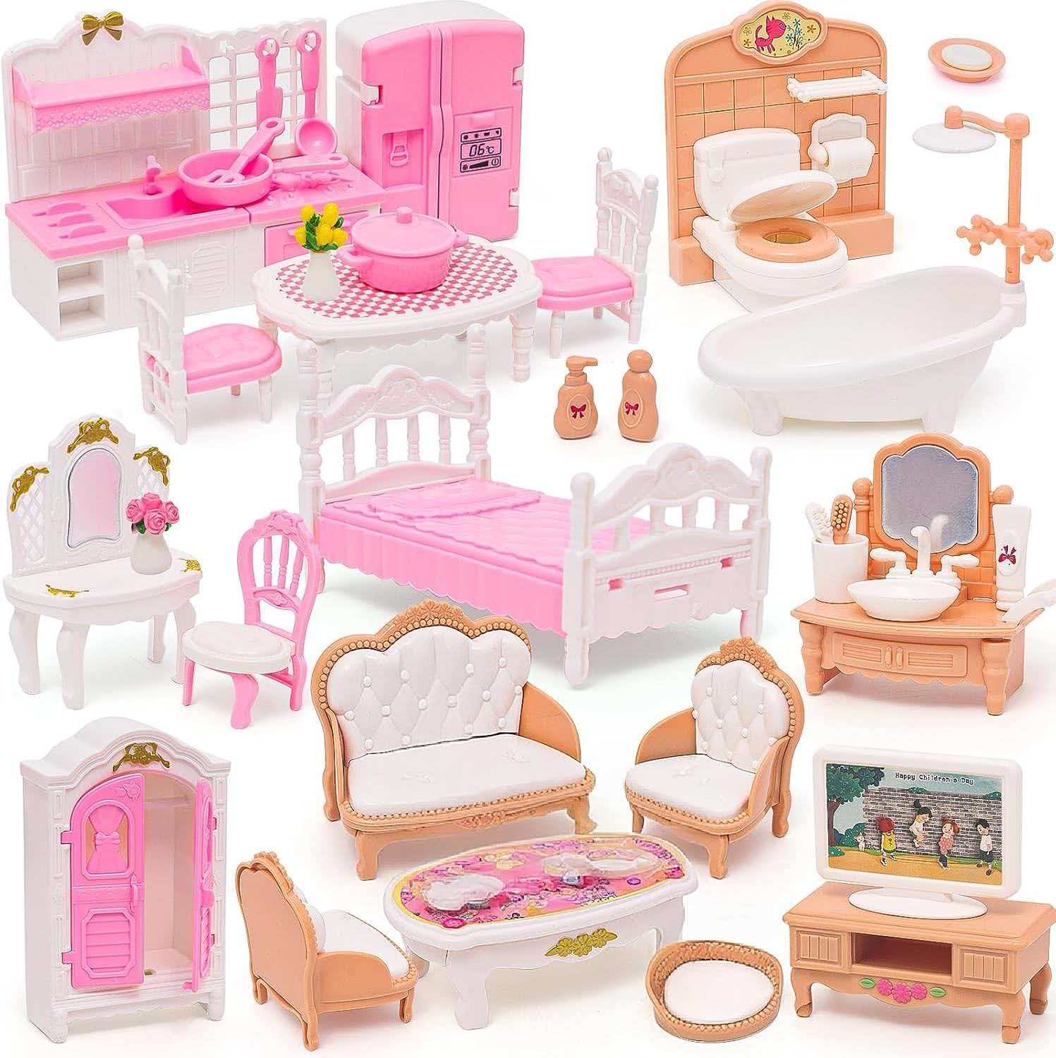 Dollhouse Furniture Set Access - Zara Home Bathroom Accessories 评论和价格