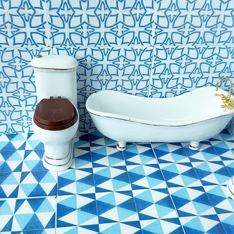 1Pcs 1:12 Dollhouse Miniature  - Zara Home Bathroom Accessories 评论和价格