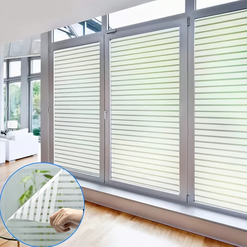 1roll Frosted Window Film，Self - Home Bathroom Partition Wall 评论和价格