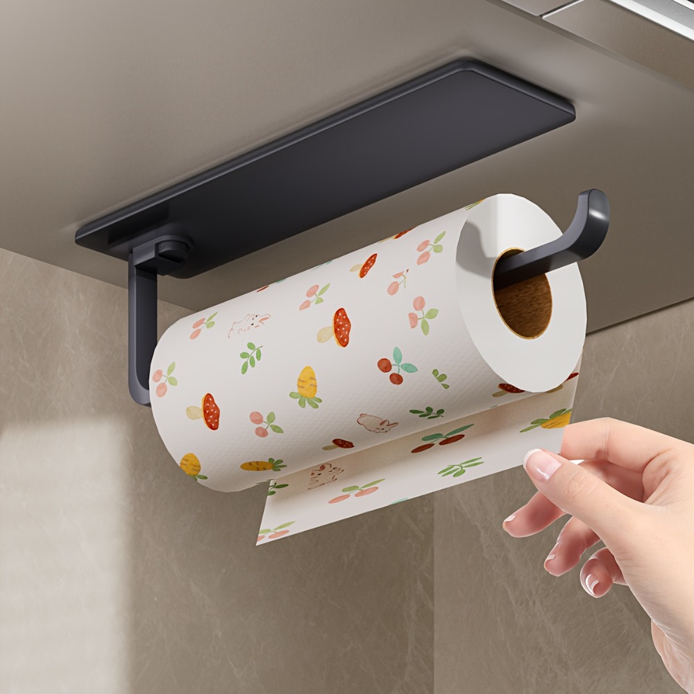 1pc Kitchen Towel Holder - Han - Home Bathroom Paper Towel Dispenser 评论和价格