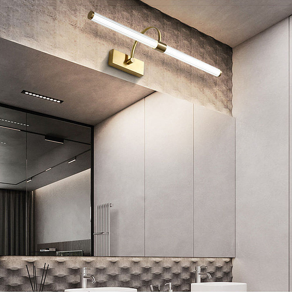 Modern Brass Acrylic LED Wall  - Home Bathroom Vanity 评论和价格