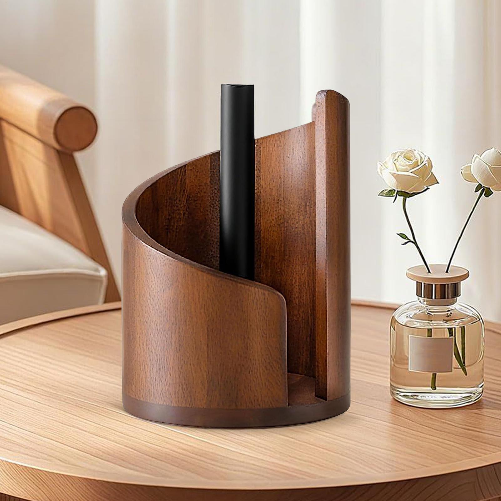 Wood Paper Towel Holder Farmho - Home Bathroom Paper Towel Dispenser 评论和价格