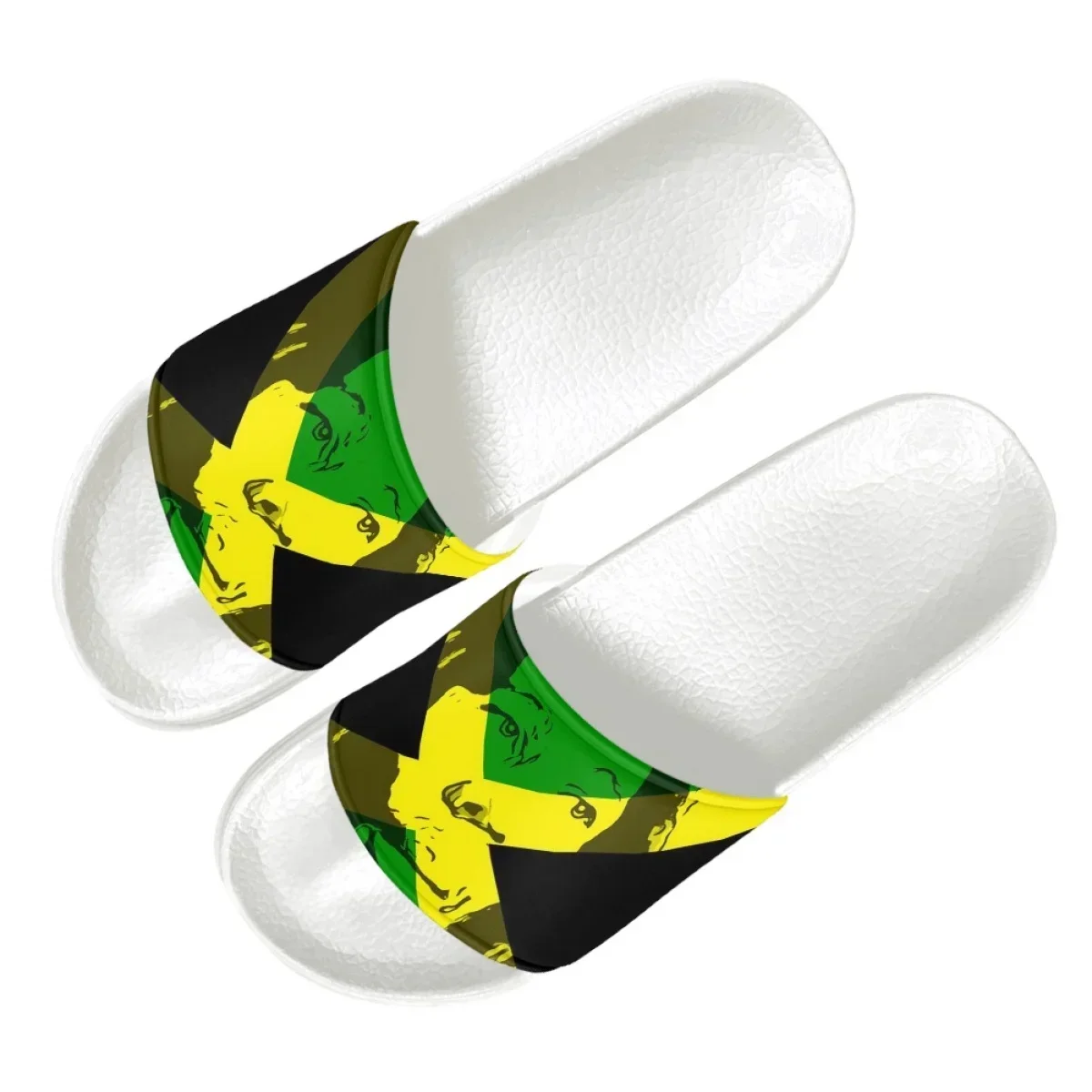 Jamaica Flag Art Design Print  - Home Design Bathroom 评论和价格