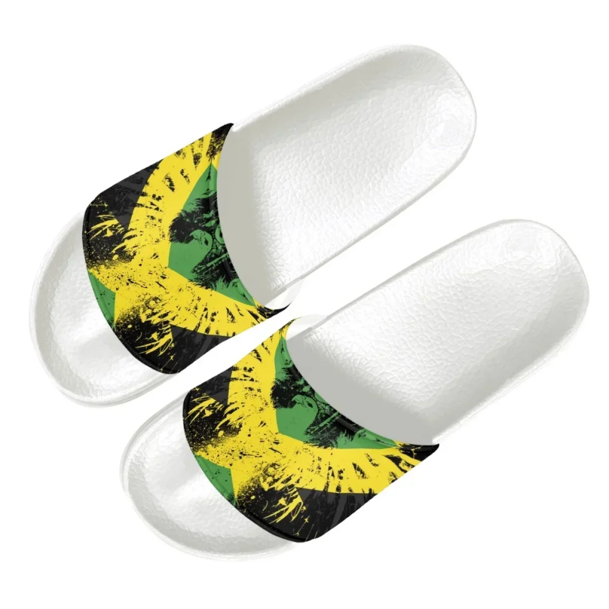 Jamaica Flag Art Design Print  - Home Design Bathroom 评论和价格