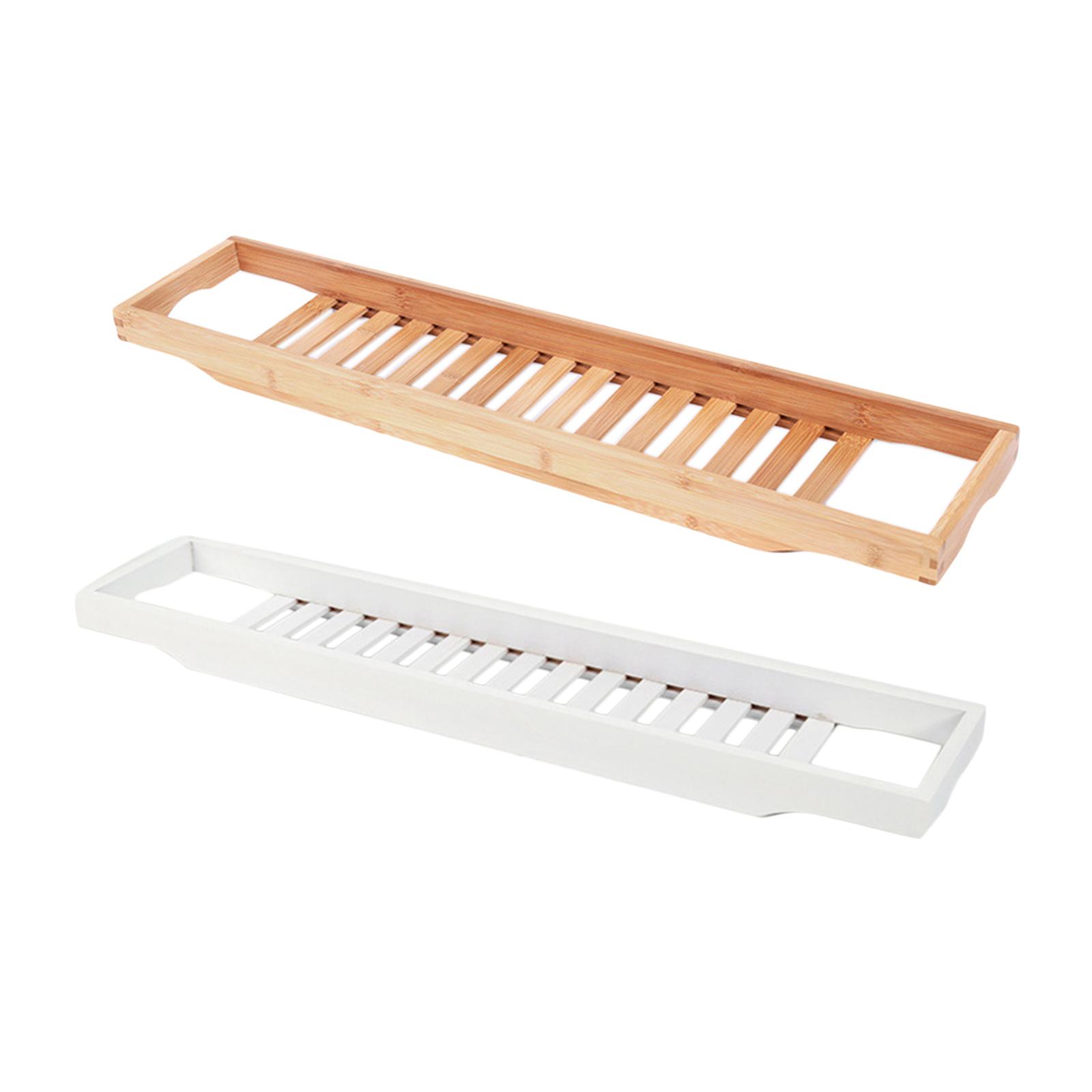 Bamboo Wooden Bathtub Caddy Tr - Bath Caddy Tray 评论和价格