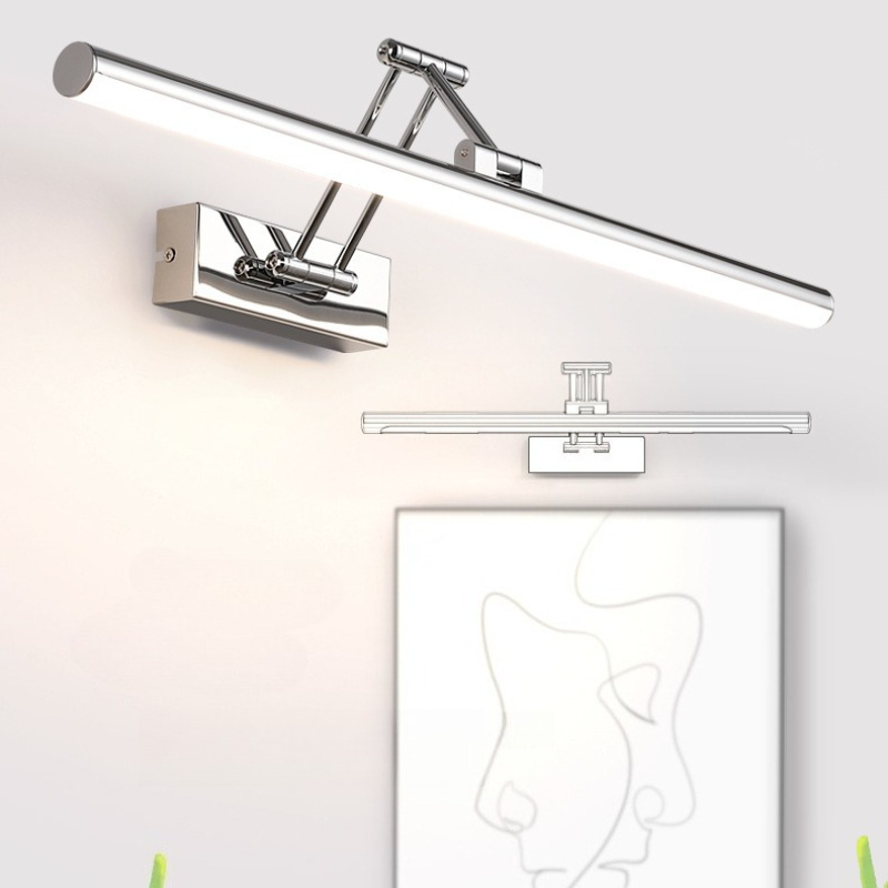Iron Tricolor Mirror Front Lam - Home Bathroom Vanity 评论和价格