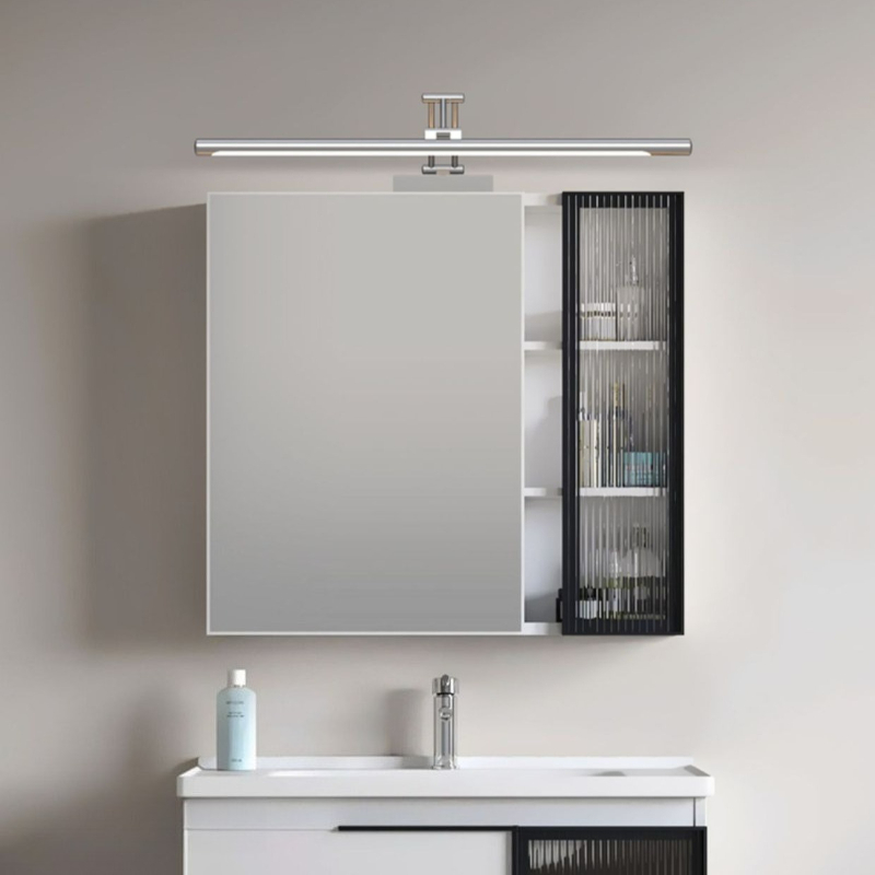 Iron Tricolor Mirror Front Lam - Home Bathroom Vanity 评论和价格