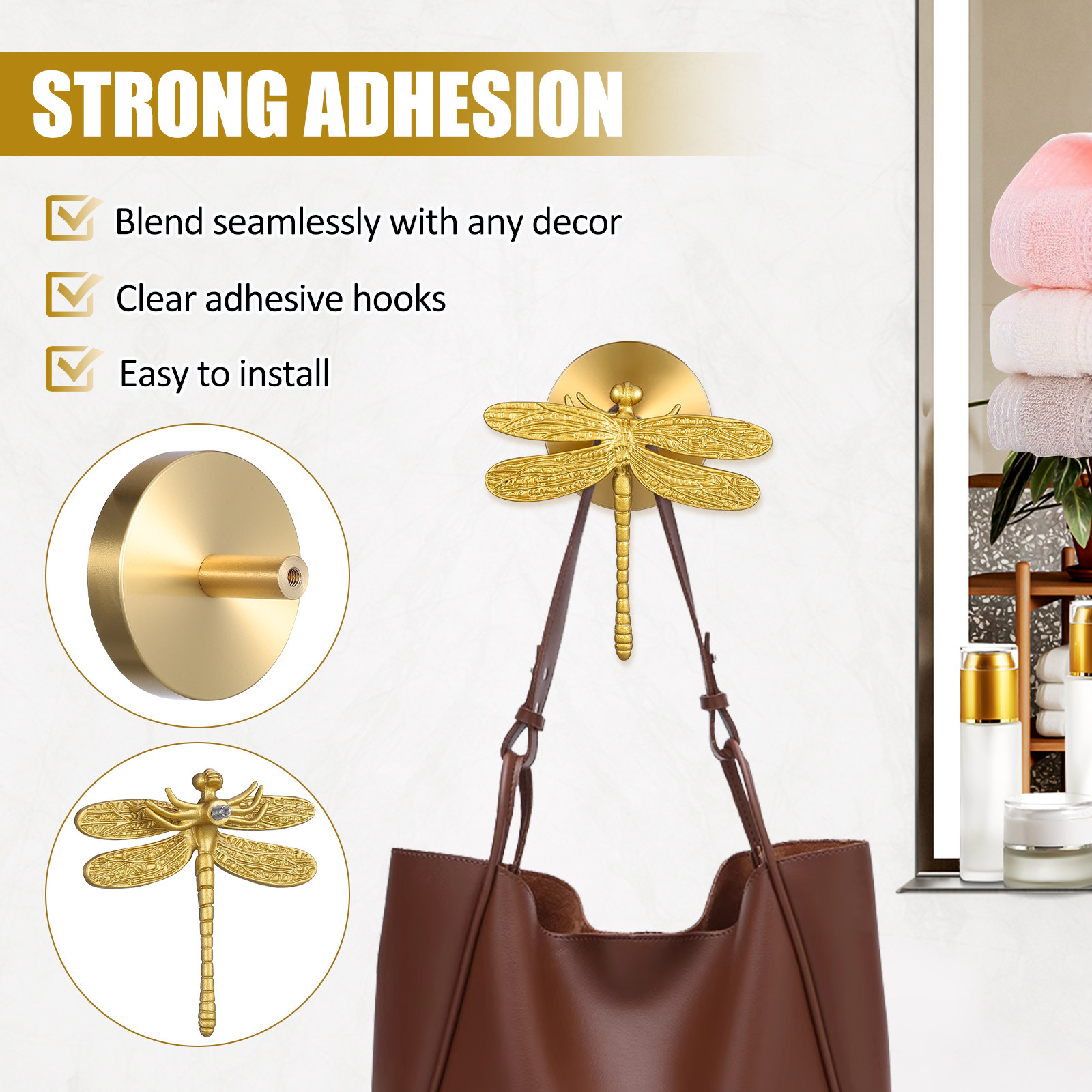 Wall Mounted Coat Hook Creativ - Home Design Bathroom 评论和价格