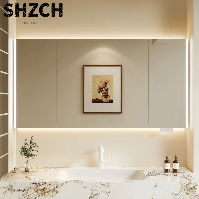 Modern Thickened Bathroom Mirr - Home Bathroom Vanity 评论和价格