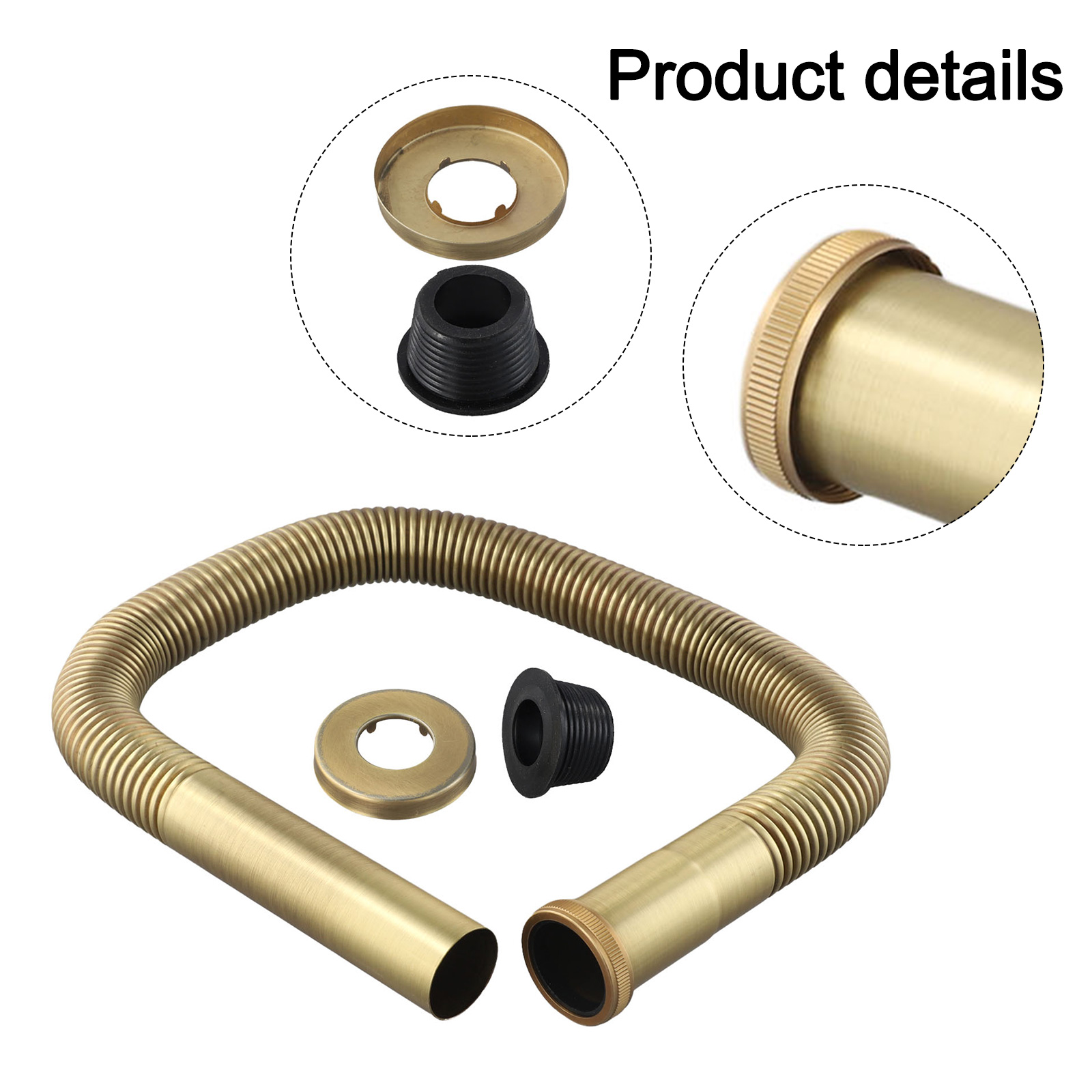 1pc Flexible Hose Brass Hose S - Home Bathroom Plumbing 评论和价格