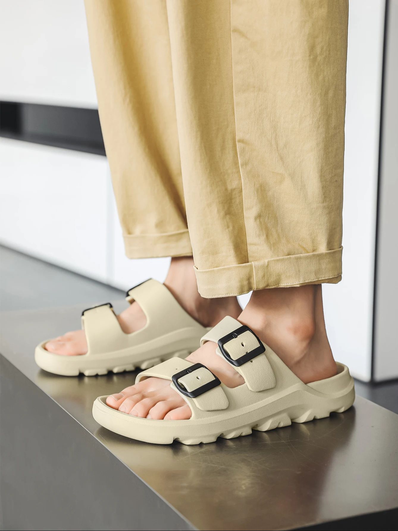 Men's One-Time Molding Comfort - Home Bathroom Wear 评论和价格