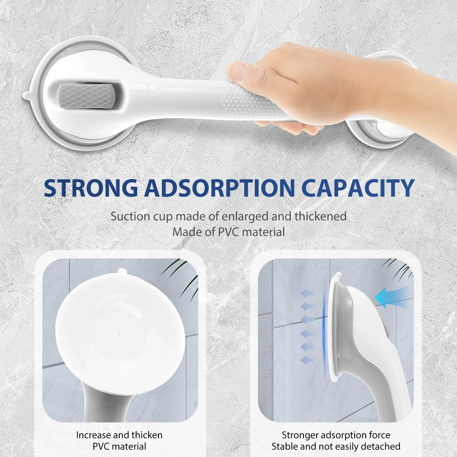 2Pcs Shower Grab Bar Nonslip S - Home Bathroom Grab Bar 评论和价格
