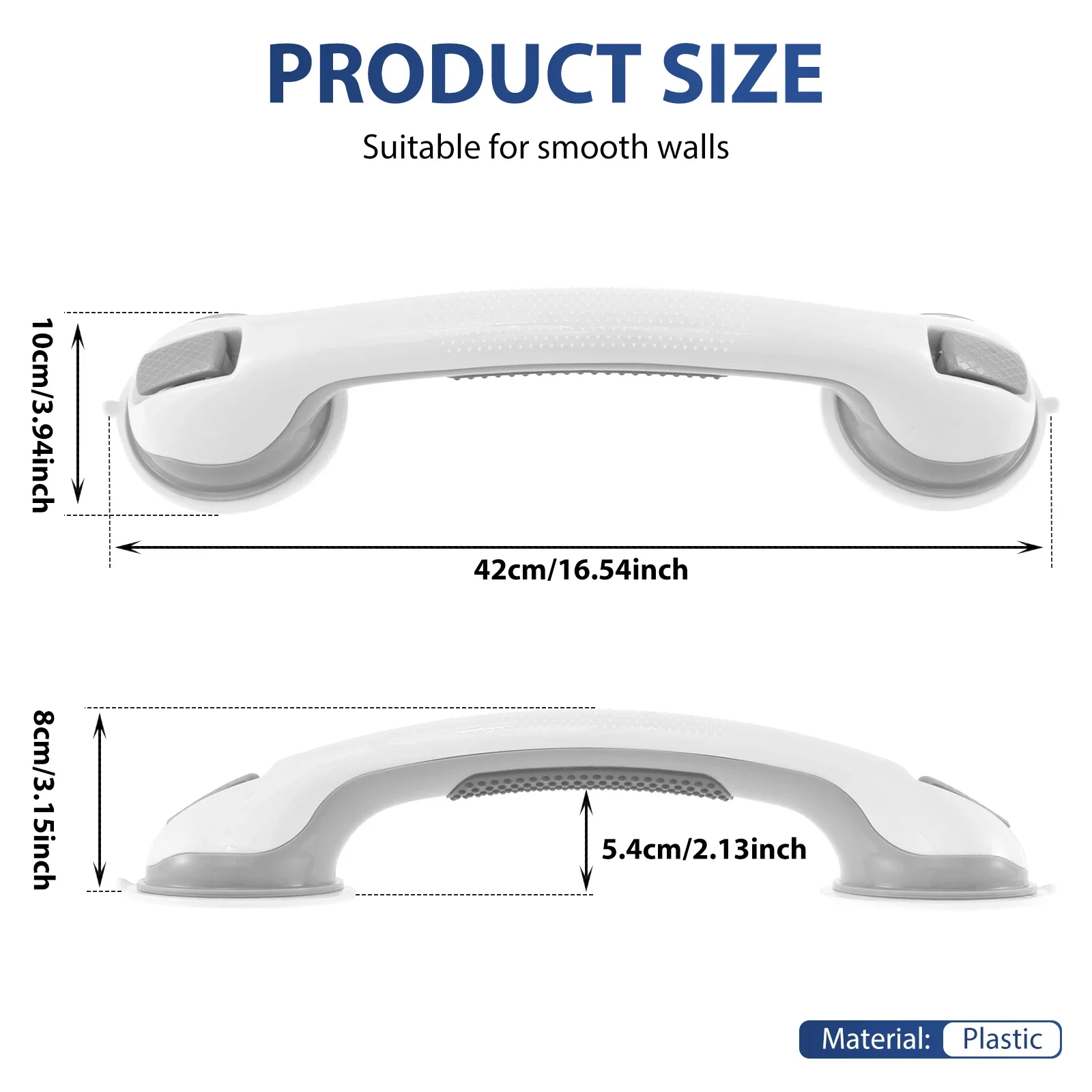 2Pcs Shower Grab Bar Nonslip S - Home Bathroom Grab Bar 评论和价格