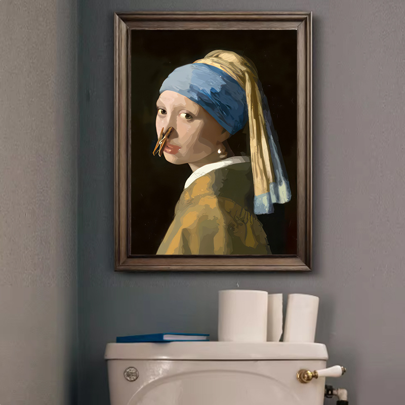 1pc Funny Abstract Bathroom To - Home Bathroom Design 评论和价格