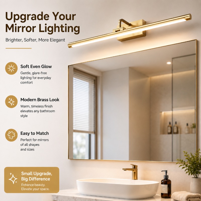 40cm 55cm 70cm Vintage LED Van - Home Bathroom Vanity 评论和价格