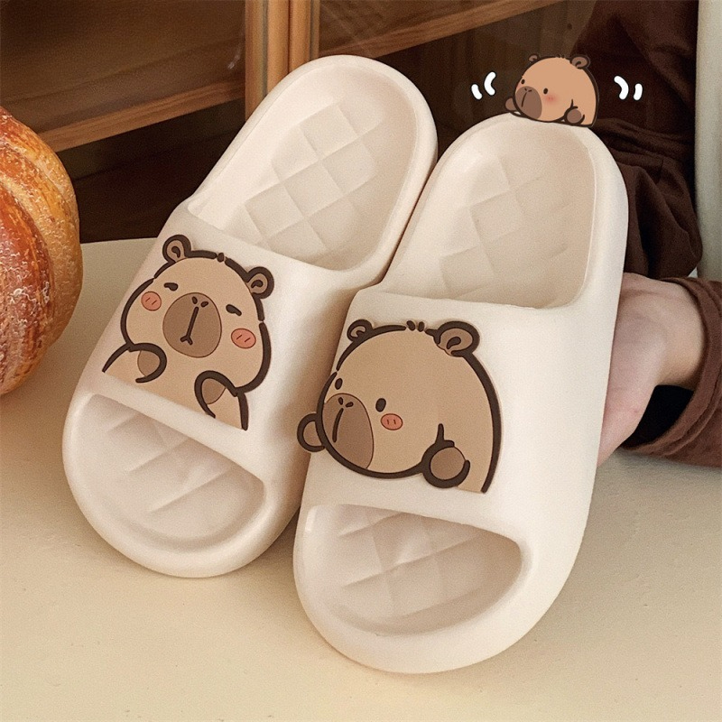 Women Slippers Cute Capybara H - Home Bathroom Lights 评论和价格