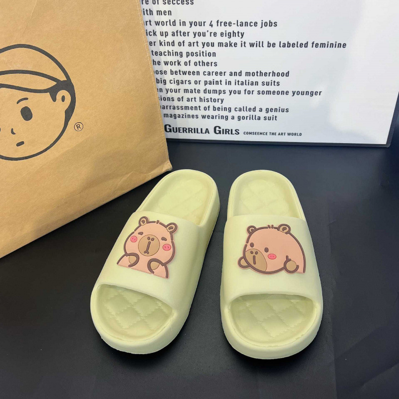 Women Slippers Cute Capybara H - Home Bathroom Lights 评论和价格