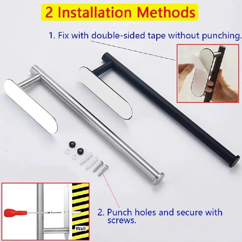 Kitchen Paper Towel Holder Adh - Home Bathroom Paper Towel Dispenser 评论和价格