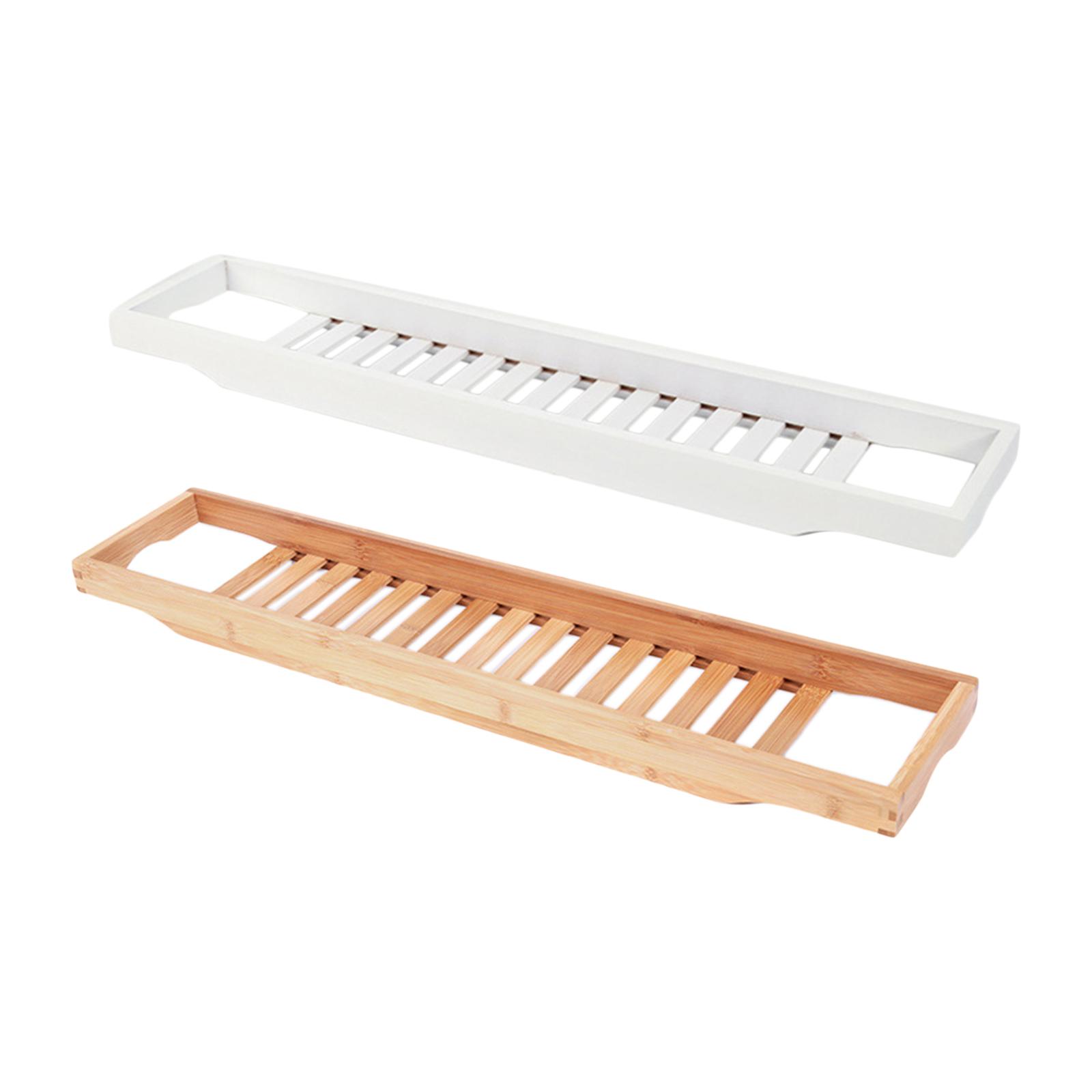 Bamboo Bathtub Caddy Tray Show - Bath Caddy Tray 评论和价格