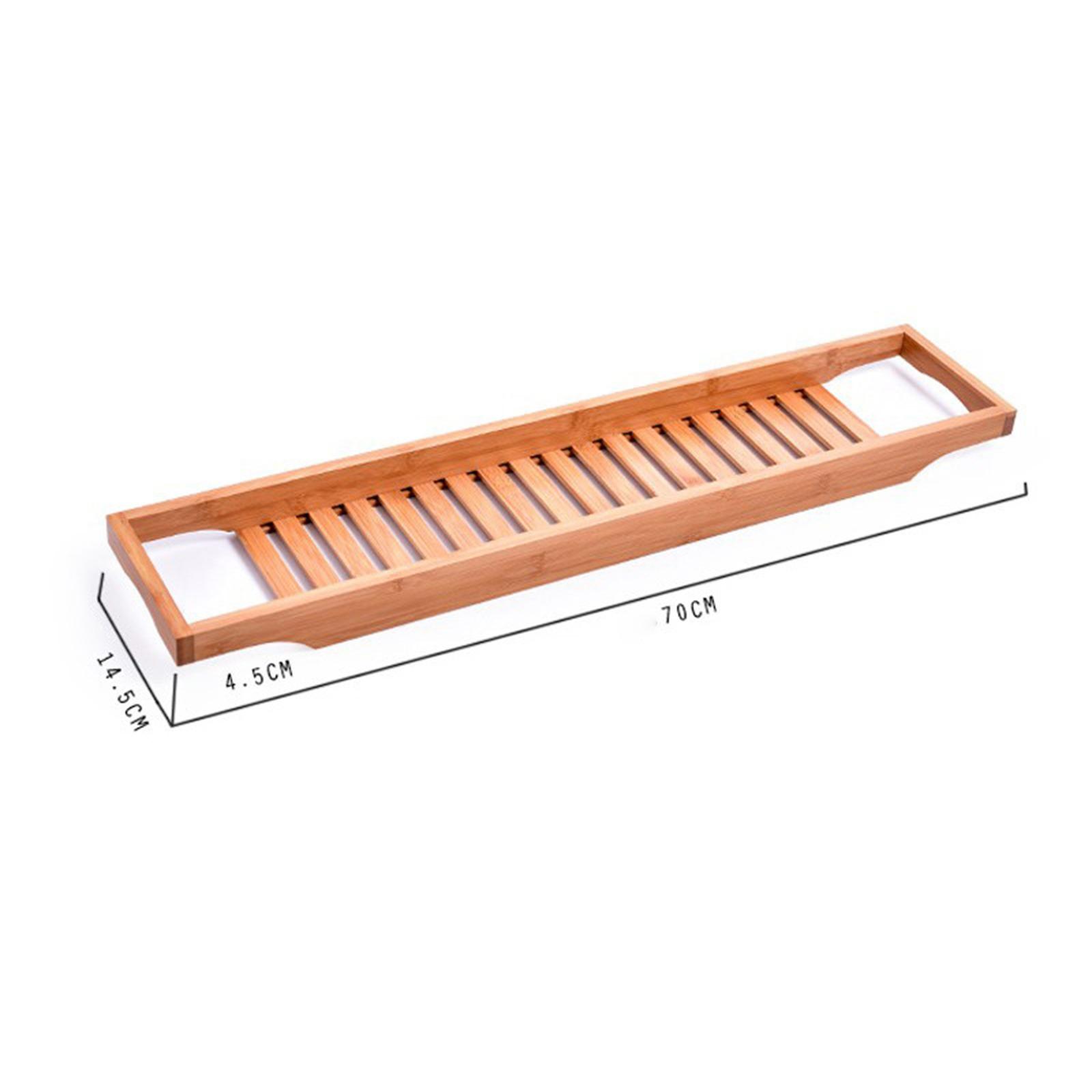 Bamboo Bathtub Caddy Tray Show - Bath Caddy Tray 评论和价格