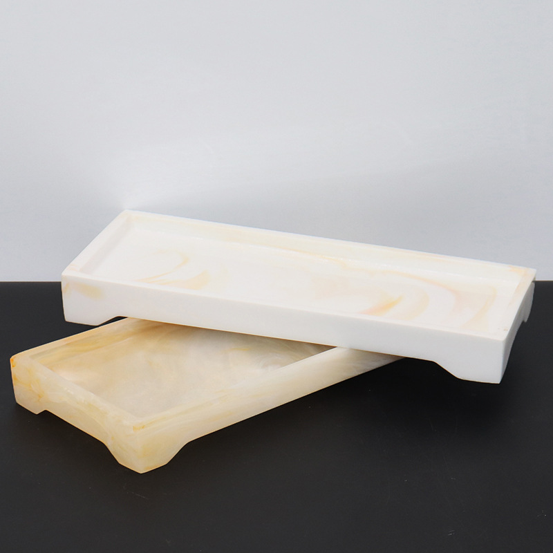 Resin Dresser Vanity Tray Slip - Bath Caddy Tray 评论和价格