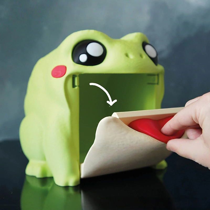 Funny Frog Tissue Box Portable - Home Bathroom Paper Towel Dispenser 评论和价格