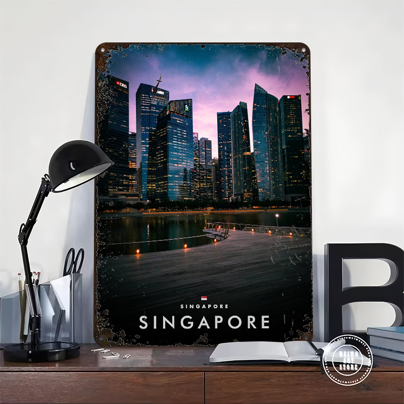 Captured Singapore By Night Pr - Home And Bathroom Singapore 评论和价格